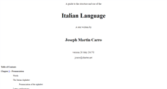 Desktop Screenshot of italiangrammarsite.net